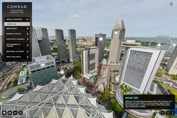 Conrad Hotel Singapore 360 virtual tour